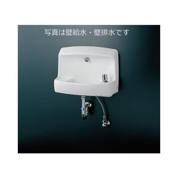 TOTO TOTO【LSL870ASR】コンパクト手洗器 ハンドル式単水栓 壁給水・床