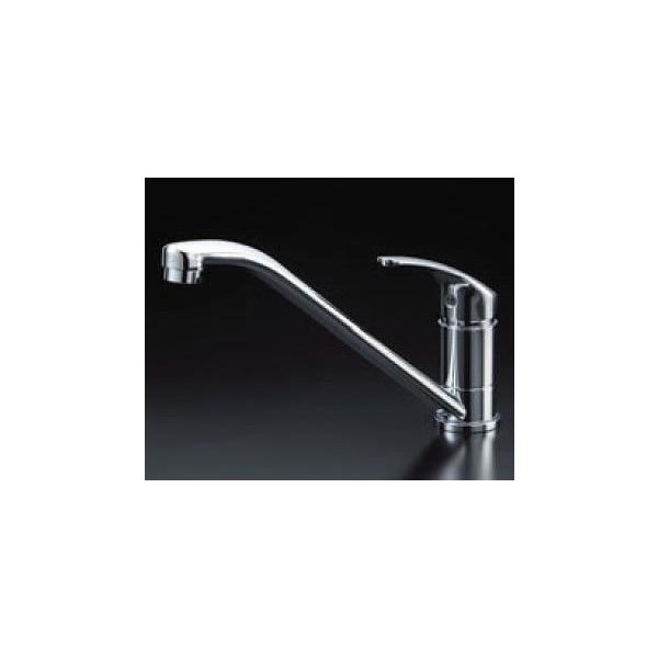 ミズタニバルブ キッチン用水栓 台付シングルレバー混合栓 MK535