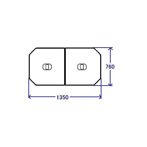 TOTO iECi Cӂ yʔctgݍ킹ӂӂ(OF1350×760mm)yPCF1400R-NW1zyPCF1400RNW1z