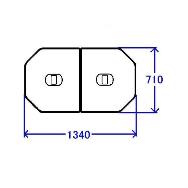 TOTO yʔctgݍ킹ӂӂ(OF1340&amp;#215;710mm)yPCF1420R #NW1zypcf1420r nw1z