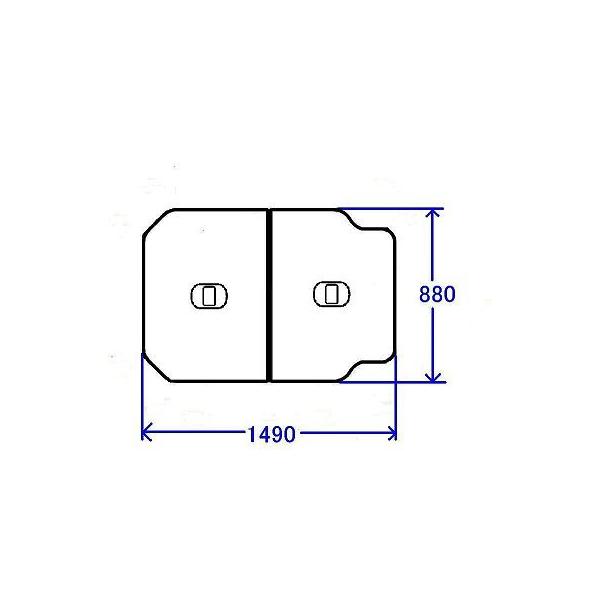 TOTO iECi Cӂ ctgݍ킹ӂӂ(OF1490×880mm)yPCF1500R-NW1zyPCF1500RNW1ziELZs