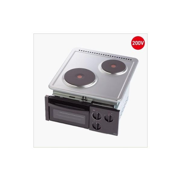 三化工業 プレートヒーター SPH-222GS 200V ビルトイン2口(グリル付