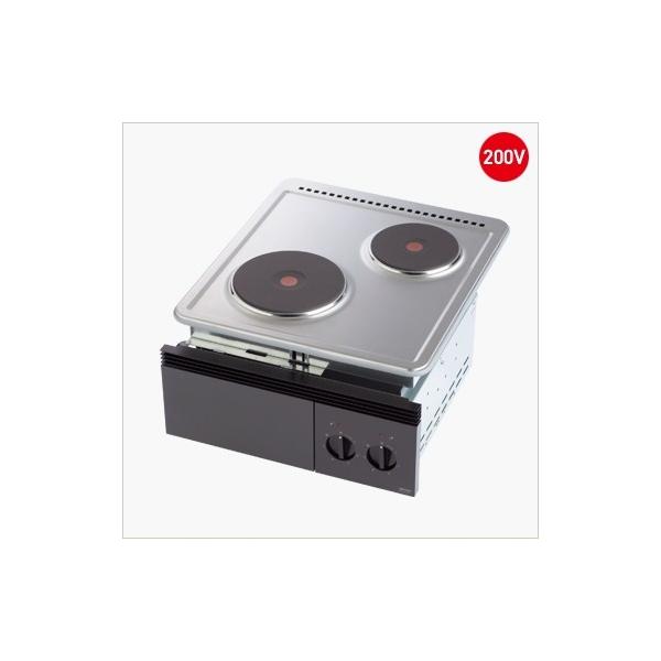三化工業 プレートヒーター SPH-222NS 200V ビルトイン2口 SPH222NS