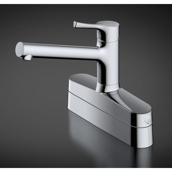 TOTO台付シングル混合水栓TKS05319J TOTO 【TKS05319J】 台付シングル混合水栓（エコシングル、湯水