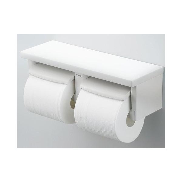 品質保証 TOTO YH63KSS 棚付二連紙巻器 トイレ収納 カラー:フィナ ...