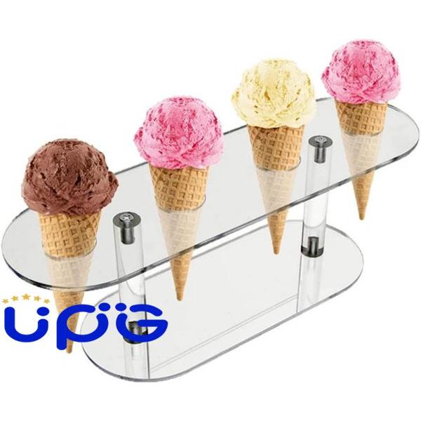 ソフトクリーム スタンド ステンレス 店舗用品 陳列 ディスプレイ 18個セット ソフトクリームスタンドステンレス店舗用品陳列ディスプレイ18個