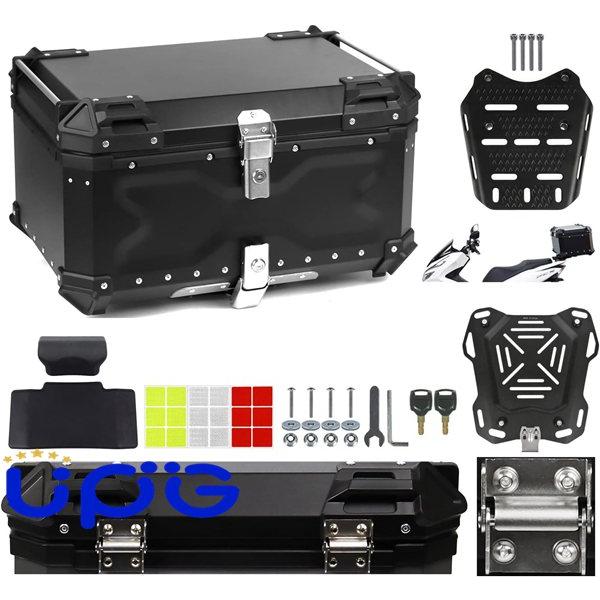 PCX専用 ボックス&キャリア セット ブラック 容量65L Newステンレス 