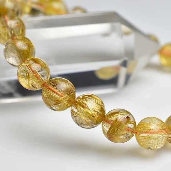 極上品】透明度抜群タイチンゴールドルチルブレスレット期間限定出品