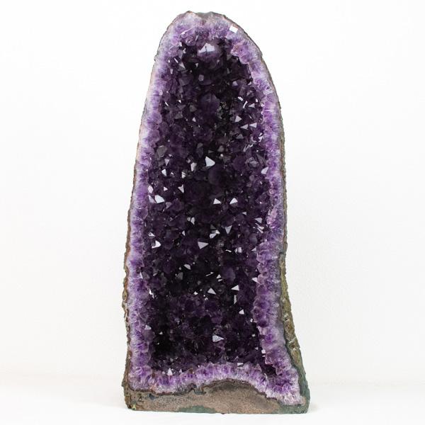 激レア 背面セメント加工無し アメジストドーム 約16.92kg 純天然