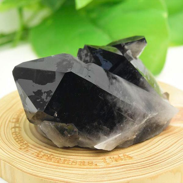 黒水晶 スモーキークォーツ クラスター 原石 極上プレミアム (約183.7g 