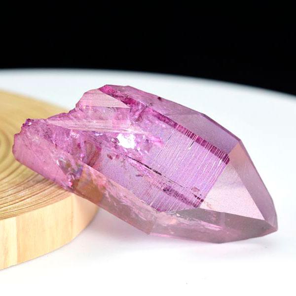 パープルミストオーラ 結晶 約33.2g 原石 アメリカ アーカンソー州産 