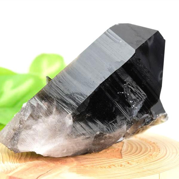 アーカンソー州産 黒水晶 スモーキークォーツ (約297g) クラスター