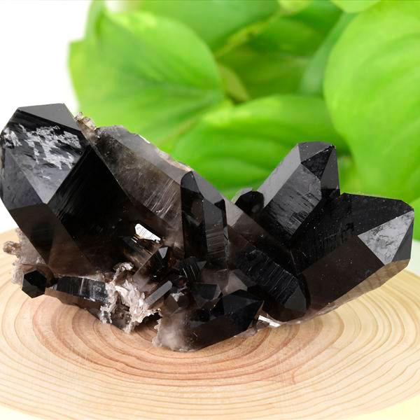 スモーキークォーツ クラスター アーカンソー州産 アーカンソー州産 黒水晶 スモーキークォーツ 約170g クラスター 原石