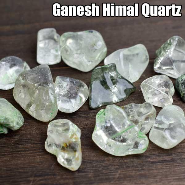 ガネーシュヒマール 水晶（約100g）タンブル 詰合せ ヒマラヤ ラパ産