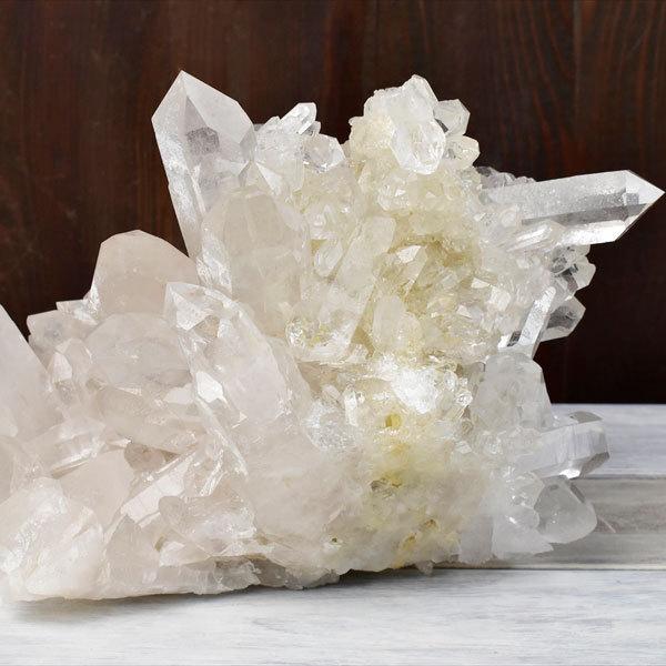 水晶 クラスター 原石 (約3.32kg) ブラジル ミナスジェライス州
