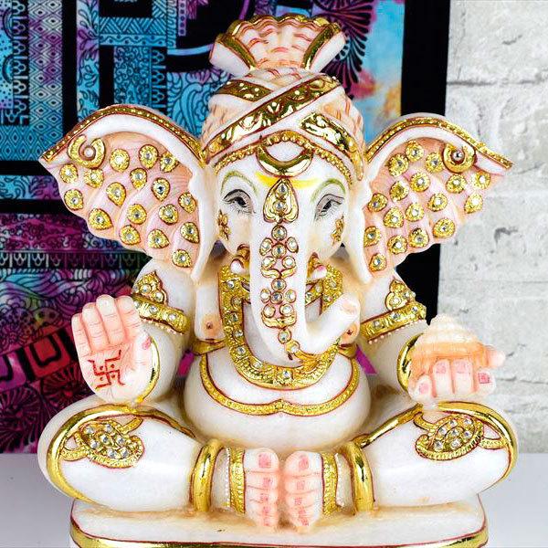 第一ネット 豪華絢爛 約9 68kg 置物 ガネーシャ 大理石 エクストラホワイト 置物 ガネーシャ フルオーダー品 特級品 守り神 魔除け 商売繁盛 彫刻置物 ホワイト マーブル 大理石 天然石 最高級エクストラホワイト大理石 インテリア雑貨 Www Solidarite Numerique Fr
