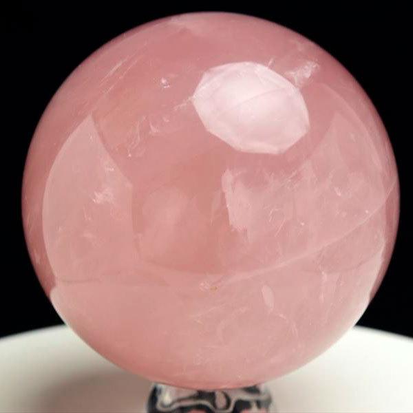 ローズクォーツ (約84mm珠) スターローズクォーツ 丸玉 スフィア