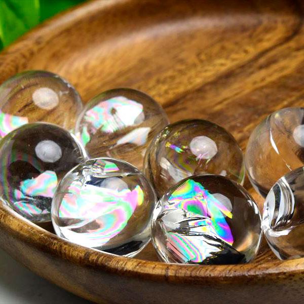 天然石 ＊ 丸玉 カルサイト お守り 置物 約100mm