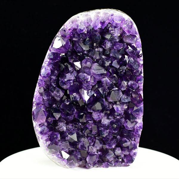 アメジスト クラスター カットベース (約1627g) 原石 ウルグアイ