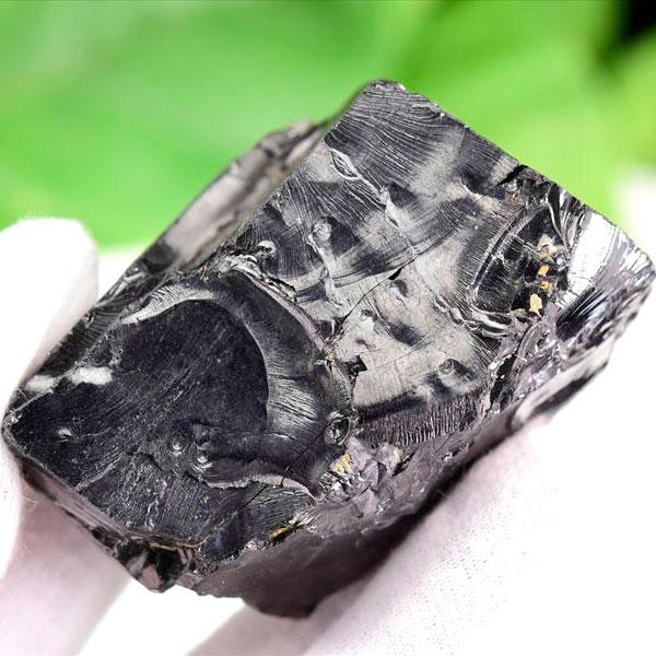エリートシュンガイト ラフ 原石 (約67.4g) ロシア産 カレリア共和国産 