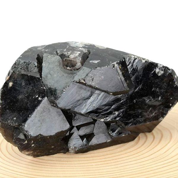 黒水晶 モリオン クラスター 約689.5g 原石 中国 山東省五蓮産 単結晶