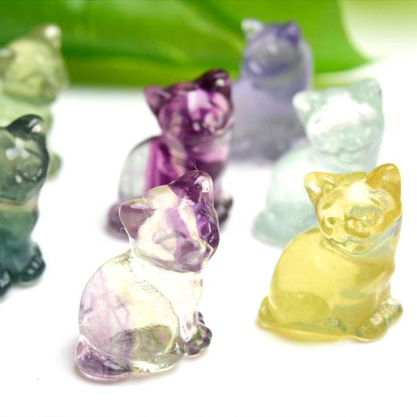 天然石　パワーストーン　ねこ　置物 楽天市場】天然石 猫 カービング ネコ CAT 1個 オブシディアン