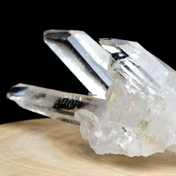 EXグレード 水晶 クラスター (約144.8g) 原石 ブラジル コリント産