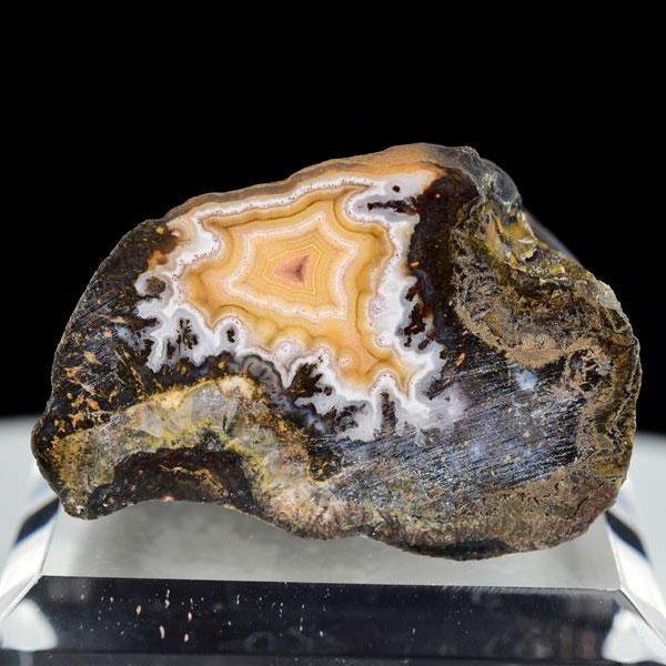 Laguna Agate ラグナアゲート 瑪瑙 (約57g) 原石 メキシコ ラグナ産