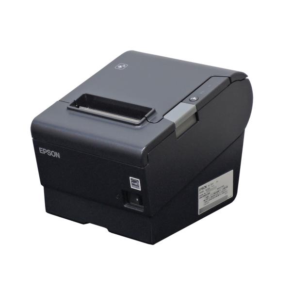 中古品です。入荷時の印字テストOKです。キズ、汚れ、日焼けがございます。　※画像はサンプルですご注文をいただいてから検査、簡易清掃を行ない出荷いたします。※58mm幅ロール紙ガイドは付属しませんので、現在80mm幅仕様です。※AC電源アダプ...