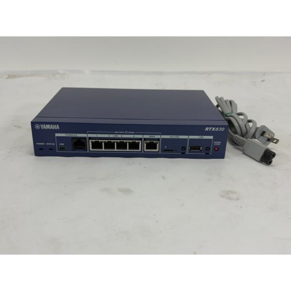 中古動作純正品YAMAHA ギガアクセス VPN ルーター RTX830 YAMAHA（ヤマハ） 【 中古 】YAMAHA RTX830 ギガアクセスVPNルーター