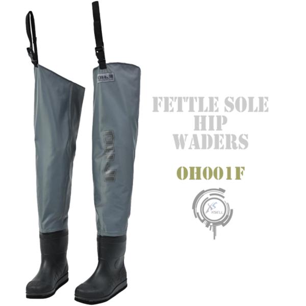商品情報■型番：OH001F　■靴底素材:フェルト底■素材：ナイロン70デニール・ PVC 商品説明：海に川に湖に！！立ち込んで釣りをするなら必須アイテムのウェーダーです☆ソールはフェルト底で、苔生した場所や海苔や海草のついた岩場でも滑りに...