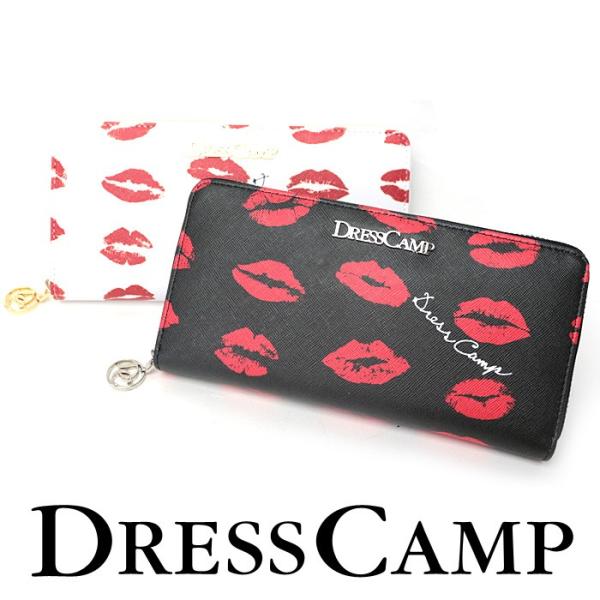 Dress Camp ドレスキャンプ リップ柄ラウンドジップウォレット 財布 長財布 42 D Upper Gate 通販 Yahoo ショッピング