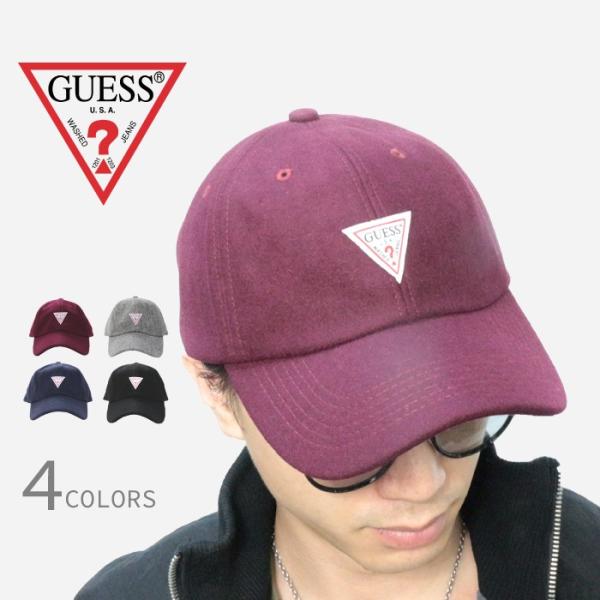 GUESS/ゲス ai3w8373kh ロゴ ウールキャップ 男女兼用　ユニセックス　キャップ　帽子 4color- ワイン　グレー　ネイビー　ブラック