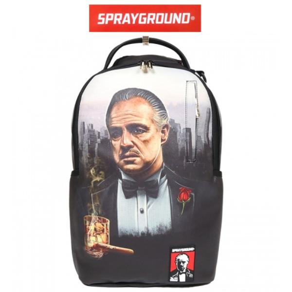 【新品・完売品】スプレイグランド　クロスボディバッグ　ゴッドファーザーコラボ SPRAY GROUND スプレーグラウンド GODFATHER ゴットファザー コラボ