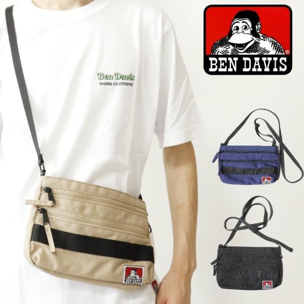 BEN DAVIS ベンデイビス RECYCLE POLYESTER SHOULDER ショルダーバッグ ボディバッグ サコッシュ ロゴ コンパクト カジュアル ギフト プレゼント