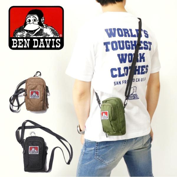 BEN DAVIS ベンデイビス ガジェットミニショルダー 鞄 コンパクト 小型 ガジェット カジュアル アメカジ 小物入れ 収納 買い物