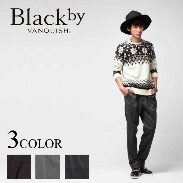 Black by VANQUISH ブラックバイ ヴァンキッシュ スラックス Black by VANQUISH ブラックバイ ヴァンキッシュ スラックス