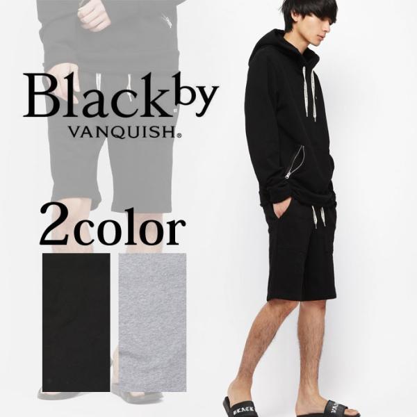 Black by VANQUISH ブラックバイヴァンキッシュ スピンドルスウェットショーツ スエット ハーフパンツ