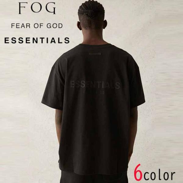 Fog Essentials 半袖ブラックtシャツLA反射フォントロゴtee黒 FOG ESSENTIALS - 【LA限定】REFLECTOR LOGO S/S TEE / ブラック