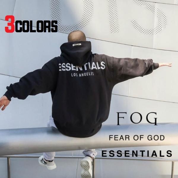 ESSENTIALS LOS ANGELES パーカー グレー FOG ESSENTIALS パーカー ESSENTIALS/エッセンシャルズ Pullover