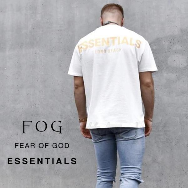 FOG ESSENTIALS エッセンシャルズ LONG BEACH GOLD PRINT LOGO S/S TEE