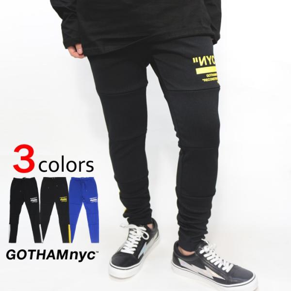 GOTHAM NYC/ゴッサムニューヨーク PANTS GN118 スキニージャージ メンズ ユニセックス