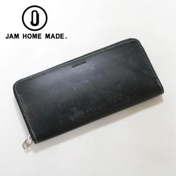 JAM HOME MADE セミロングウォレット 日本製 ブラック セミロング・二つ折り財布通販通販｜ジャムホームメイド公式