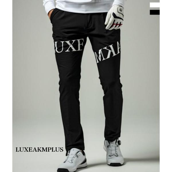 SALE セール LUXEAKMPLUS リュクスエイケイエムプラス ソフトシェル裏起毛スラックス ゴルフ GOLF スポーツ スリム 細身