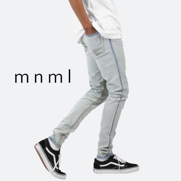 mnml ミニマル X144 Stretch Denim ZIPPER ジッパー スキニー SKINNY