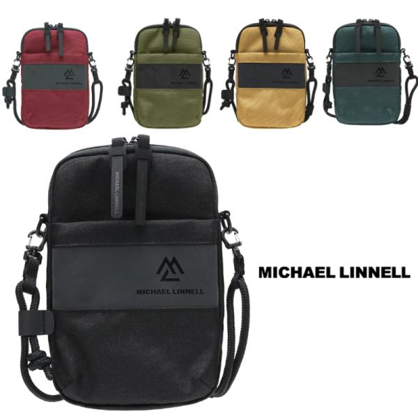 MICHAEL LINNELL マイケルリンネル ミニショルダー ポーチ 肩掛け コンパクト 小物入れ リフレクター