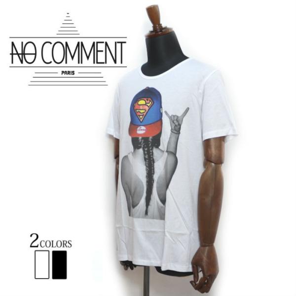 [送料無料]NO COMMENT PARIS ノーコメントパリ 半袖Tシャツ NC-TM.HIP09 Superman Cap メンズ SS ホワイト ブラック スーパーマン NO COMMENT PARIS ノーコメントパリ 半袖Tシャツ NC-TM.HIP09 Superman