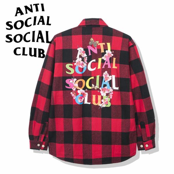 シャツ anti social social club frantic flannel ANTI SOCIAL SOCIAL CLUB（アンチソーシャルソーシャルクラブ） シャツ