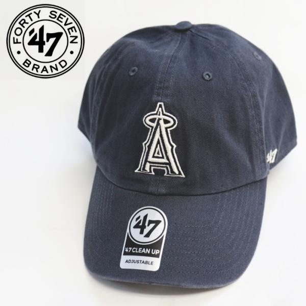 47ブランド キャップ CAP 47Brand　フォーティーセブン angels 47クリーンナップ ビンテージネイビー 野球