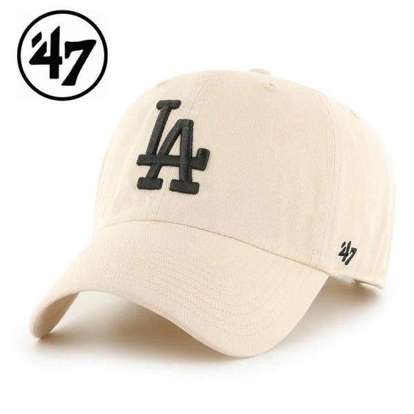 47 フォーティーセブン Dodgers ’47 CLEAN UP Natural キャップ cap 野球 メジャー ドジャース ギフト